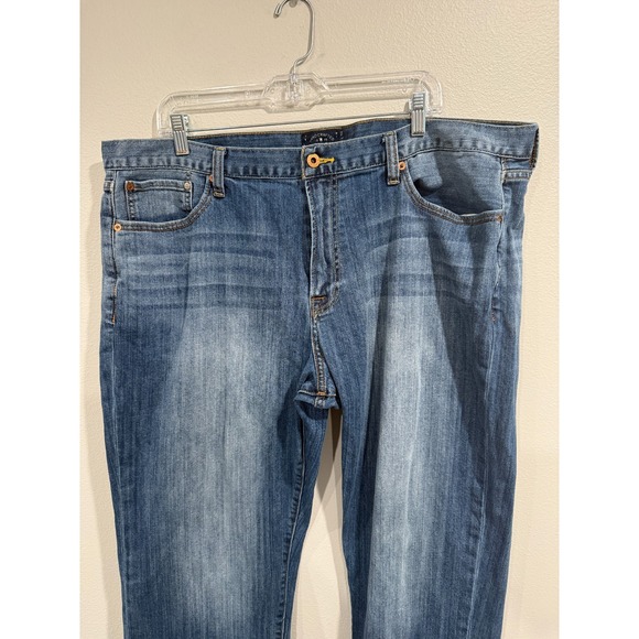 Vtg Lucky Brand 361 Straight Jeans Men's 42x34 Blue Denim Medium Wash 5-Pockets - Picture 6 of 10